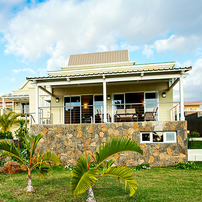 Residence Beau Soleil, harmoniously built and secured, lays out 46 sea view duplex houses and bungalows, cozily nestled within a delightful and secluded garden of five and a half acres of land.